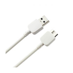 REIKO SAMSUNG GALAXY S5 USB DATA CABLE 1.7FT IN WHITE