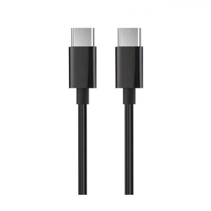 REIKO TYPE C USB C TO USB C CHARGE & SYNC DATA CABLE 39.9 INCH IN BLACK