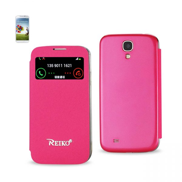 FITTING CASE WITH BATTERY COVER SAMSUNG GALAXY S4 HOT PINK