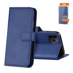 Reiko APPLE IPHONE 11 PRO MAX 3-In-1 Wallet Case In BLUE