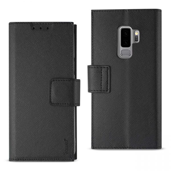 Reiko Samsung Galaxy S9 Plus 3-In-1 Wallet Case In Black