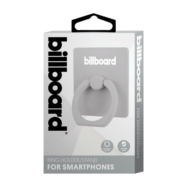 Billboard Smartphones Ring Holder/ Stand Gray