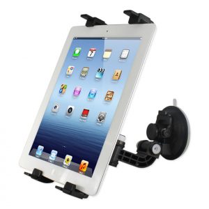Reiko Universal Car Holder for Tablet/iPad In Black