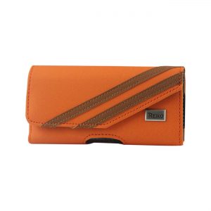 HORIZONTAL POUCH FOR SAMSUNG GALAXY S III I9300 TWILL PATTER ORANGE (5.78X3.15X0.71 INCHES)