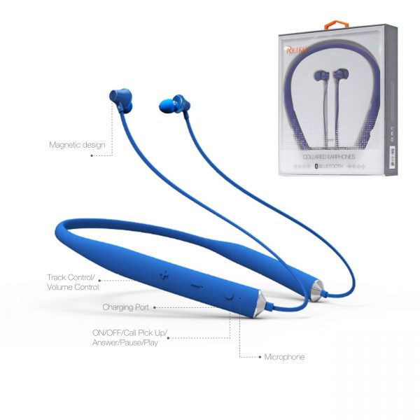 Reiko Universal Bluetooth Earphones Blue