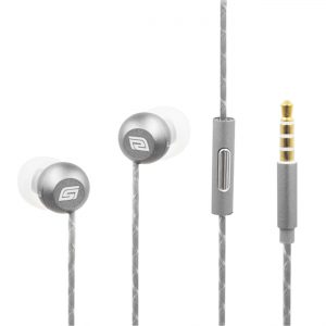 Fashion Metal In-ear headphones in Silver