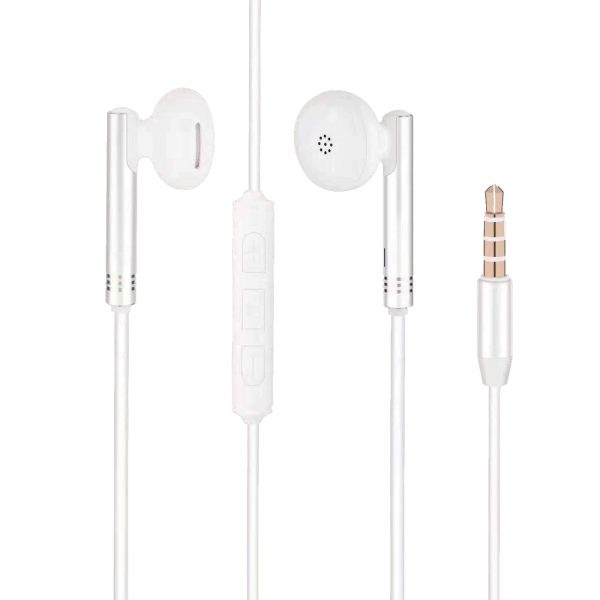 High Quality Sound Stereo Universal In-ear Earphones In Silver