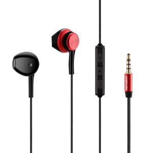 High Quality Sound  Universal In-ear Earphones In Red
