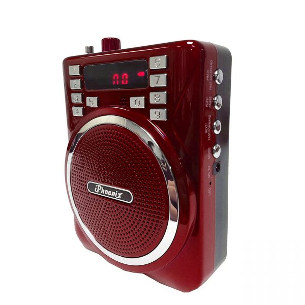 Portable PA System Speaker In Red