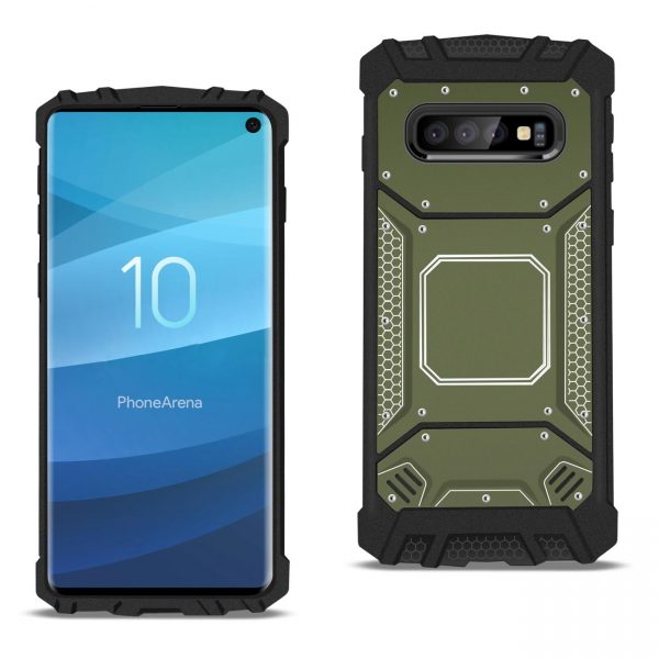 Samsung S10 Metallic Front Cover Case In Gray