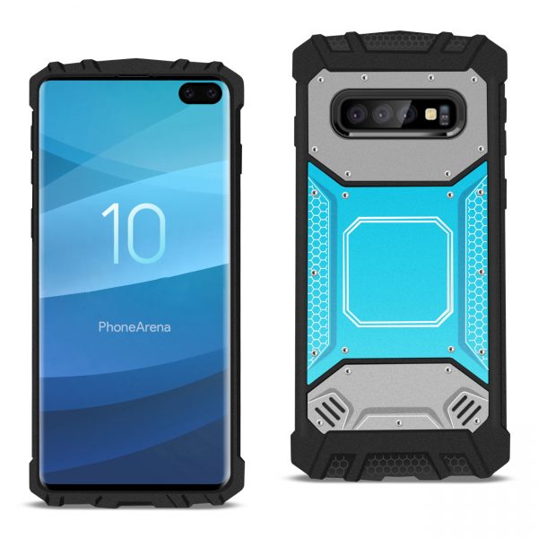 SAMSUNG GALAXY S10 Plus Metallic Front Cover Case In Blue and Gray