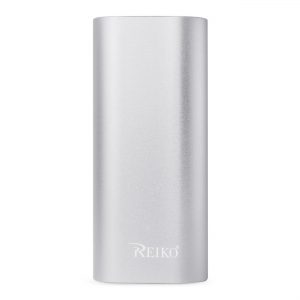 REIKO 2A5V 4800MAH UNIVERSAL POWER BANK WITH MICRO CABLE IN SILVER