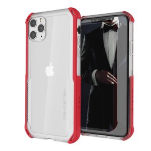 Ghostek Cloak4 Red/Clear Shockproof Hybrid Case for Apple iPhone 11 Pro Max