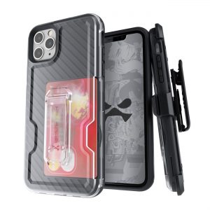 Ghostek Iron Armor3  Black  Rugged Case + Holster with tempered glass for Apple iPhone 11 Pro Max