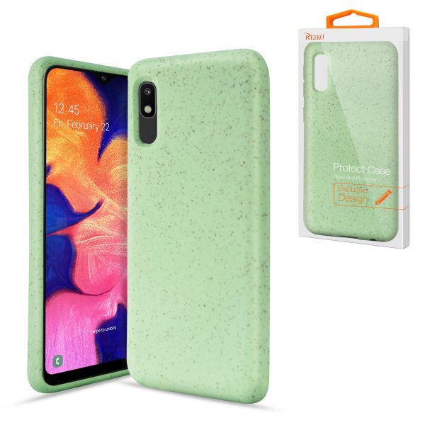 Reiko SAMSUNG GALAXY A10E Wheat Bran Material Silicone Phone Case In Green