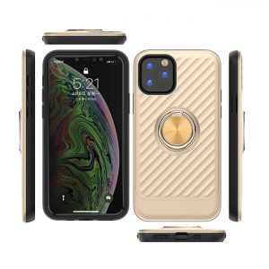 APPLE IPHONE 11 PRO MAX Case with Ring Holder In Gold