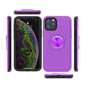 APPLE IPHONE 11 PRO MAX Case with Ring Holder In Purple