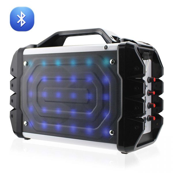 Universal Boombox Bluetooth Neon Colored Speaker In Black