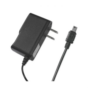 REIKO PORTABLE MOTOROLA RAZR V3 USB TRAVEL ADAPTER CHARGER WITH BUILT IN CABLE IN BLACK
