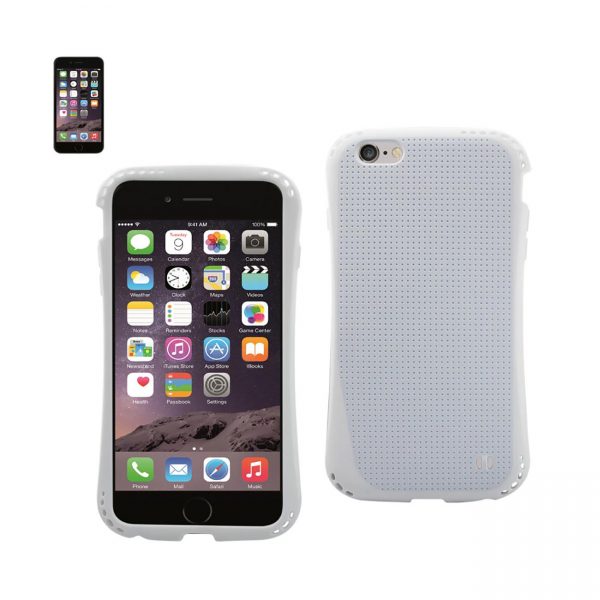 Reiko iPhone 6S Plus/ 6 Plus Dropproof Air Cushion Case With Chain Hole In White