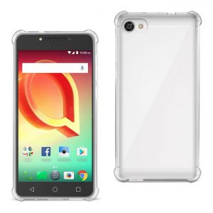 Reiko Alcatel Crave Clear Bumper Case With Air Cushion Protection In Clear