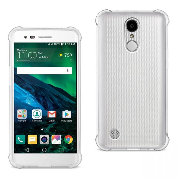 Reiko LG Fortune/ Phoenix 3/ Aristo Clear Bumper Case With Air Cushion Protection In Clear