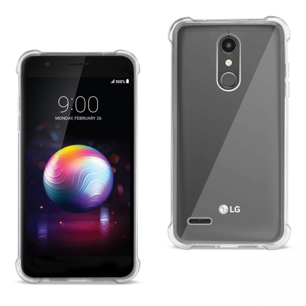 Reiko LG K30 Clear Bumper Case With Air Cushion Protection In Clear
