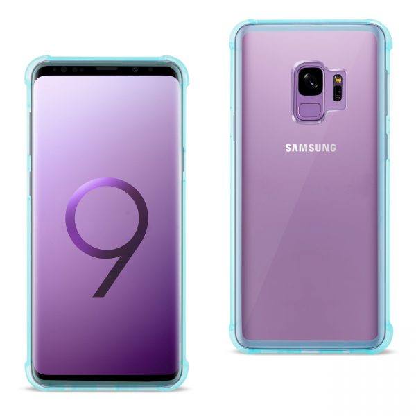 Reiko Samsung Galaxy S9 Clear Bumper Case With Air Cushion Protection In Clear Navy