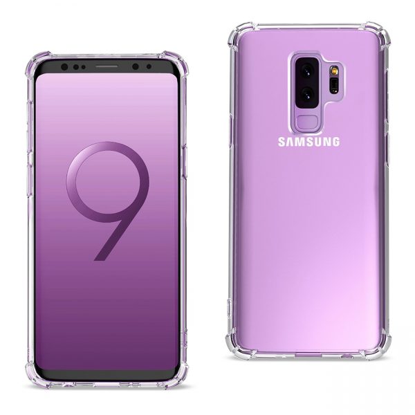 Reiko Samsung Galaxy S9 Plus Clear Bumper Case With Air Cushion Protection In Clear
