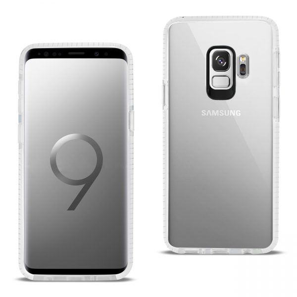 Reiko Samsung Galaxy S9 Soft Transparent TPU Case In Clear White