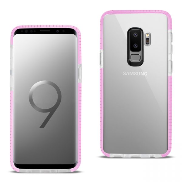 Reiko Samsung Galaxy S9 Plus Soft Transparent TPU Case In Clear Pink