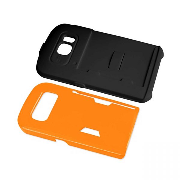 REIKO SAMSUNG GALAXY S6 CANDY SHIELD CASE WITH CARD HOLDER IN ORANGE